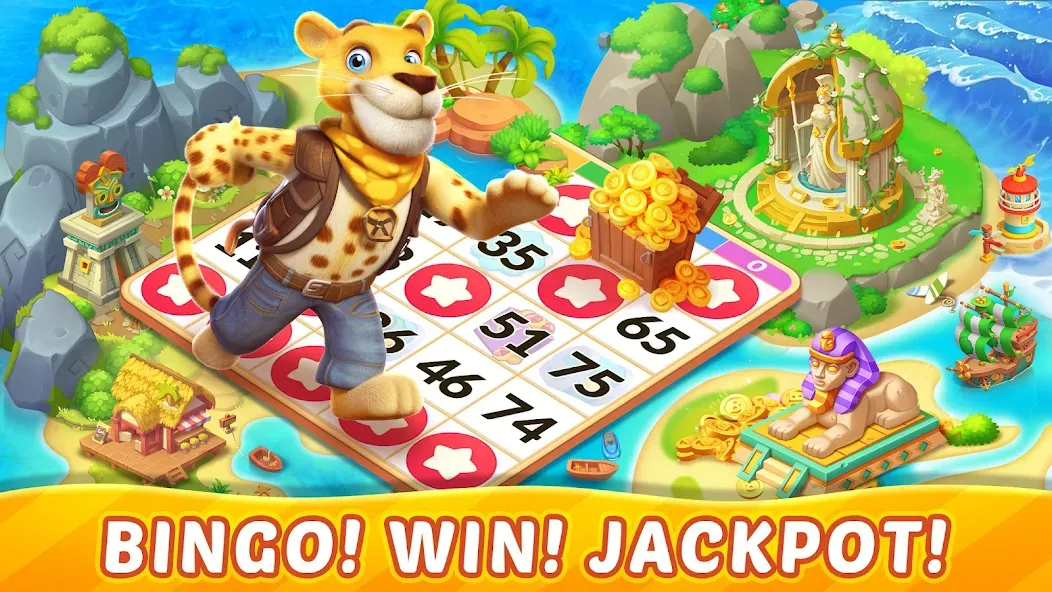 Bingo Aloha-Bingo tour at home [MOD: безлимитные монеты и бонусы] Screenshot 1