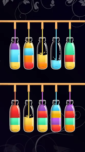 Water Sort - Color Puzzle Game [MOD: без рекламы и все уровни открыты] Screenshot 2