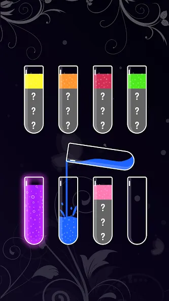 Water Sort - Color Puzzle Game [MOD: без рекламы и все уровни открыты] Screenshot 4