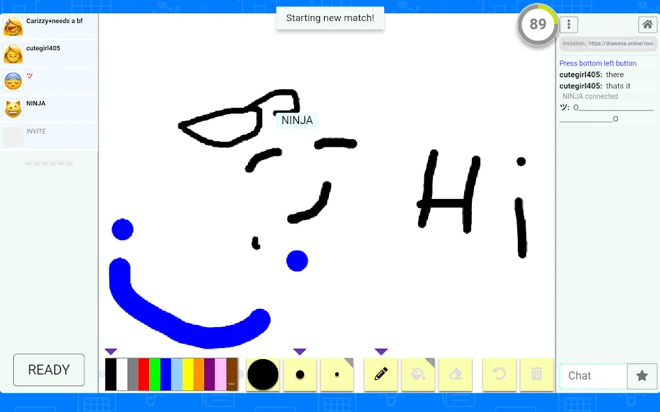 Drawaria.Online - Pictionary / [MOD: рисование без ограничений и рекламы] Screenshot 5