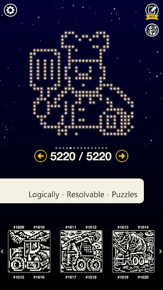 Nonogram galaxy [MOD: открыты все уровни и подсказки] Screenshot 2
