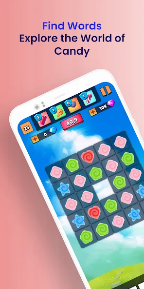 Word 3: Word Game [MOD: безлимитные подсказки и ходы] Screenshot 1