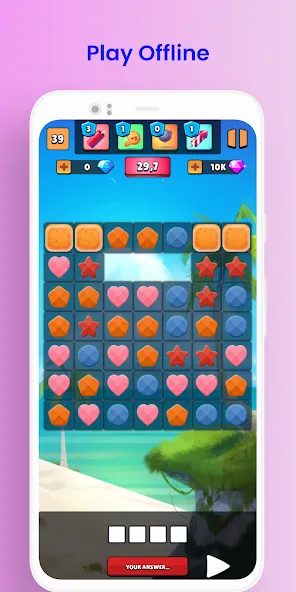 Word 3: Word Game [MOD: безлимитные подсказки и ходы] Screenshot 3