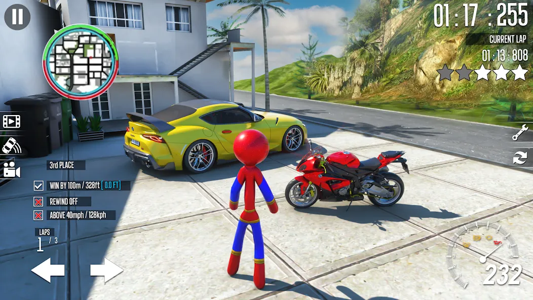 Spider Game-Stickman Rope Hero [MOD: безлимитные монеты и полёт] Screenshot 1