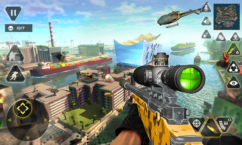 Sniper Gun Shooting game [MOD: безлимитные патроны и точная стрельба] Screenshot 3