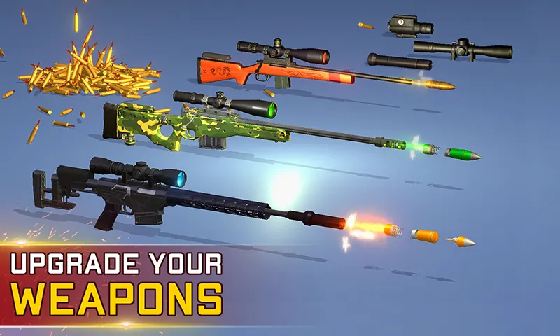 Sniper Gun Shooting game [MOD: безлимитные патроны и точная стрельба] Screenshot 4