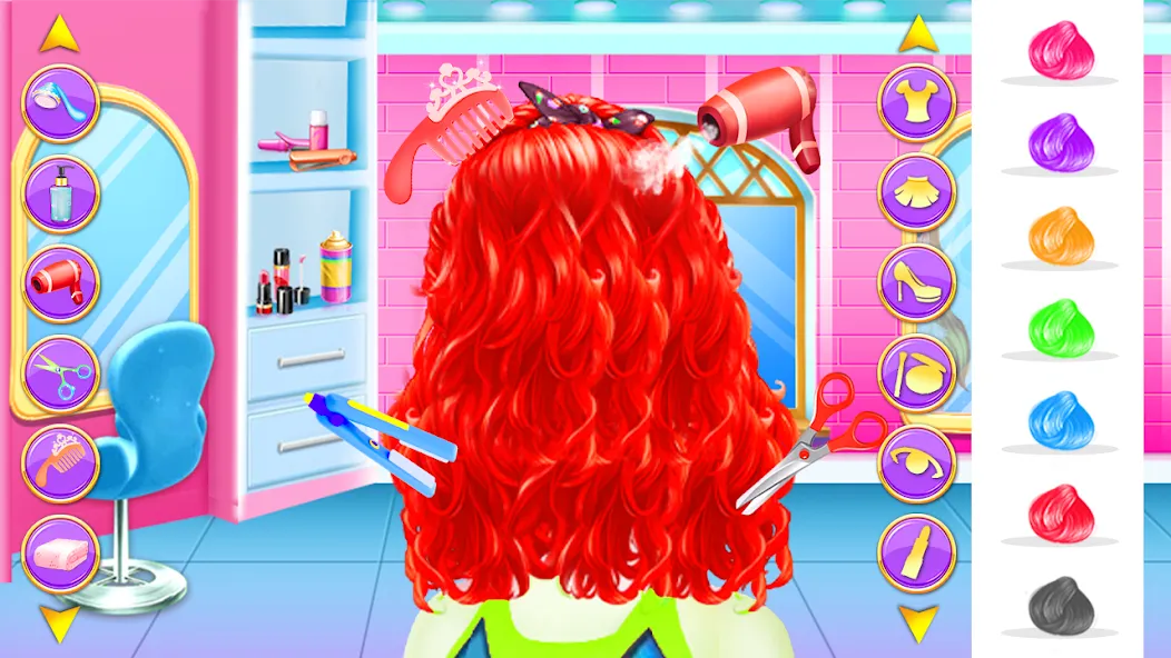 Fashion Braid Hairstyles Salon [MOD: безлимитные деньги и все прически открыты] Screenshot 1