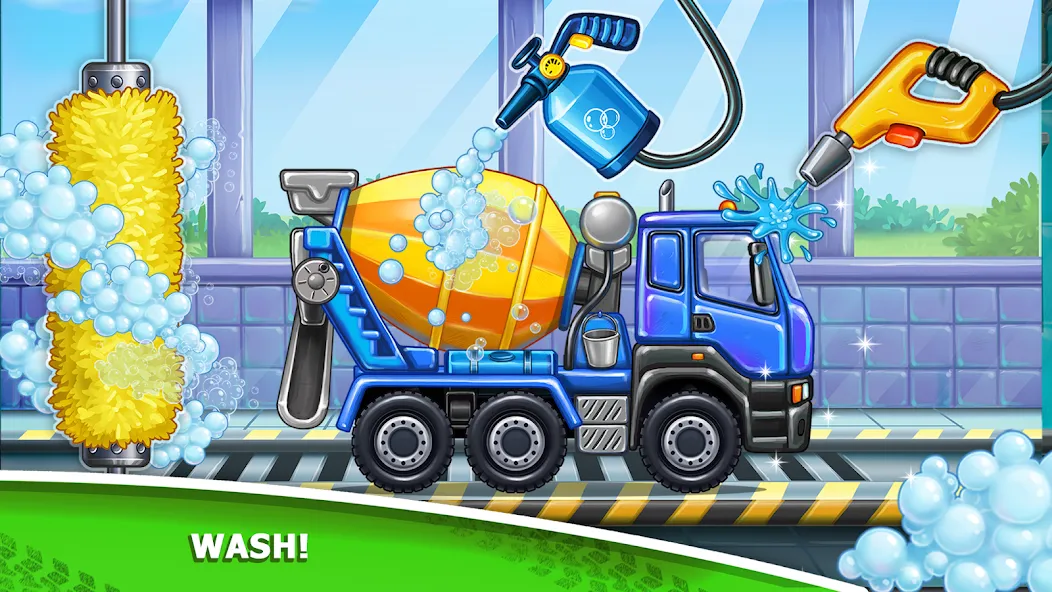 Kids truck games Build a house [MOD: без рекламы и все машины] Screenshot 2