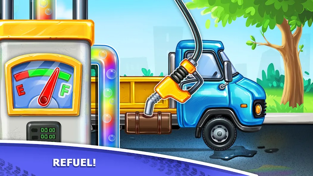 Kids truck games Build a house [MOD: без рекламы и все машины] Screenshot 3