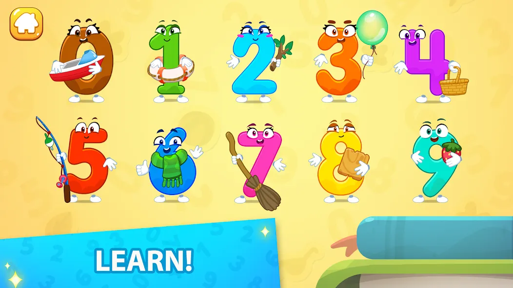 Numbers for kid Learn to count [MOD: разблокированы все задания и режимы] Screenshot 2