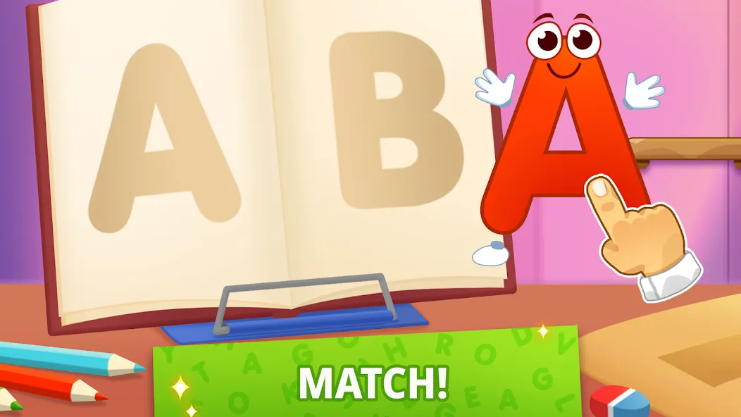 ABC kids! Alphabet, letters [MOD: все буквы и уровни открыты] Screenshot 2
