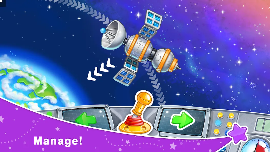 Rocket 4 space games Spaceship [MOD: бесконечное топливо и открытые уровни] Screenshot 5