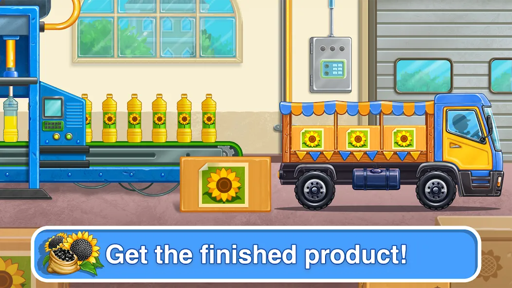 Tractor, car: kids farm games [MOD: безлимитные монеты и все тракторы открыты] Screenshot 4