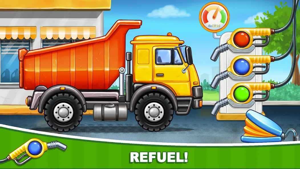 Car games Bulldozer for kids 5 [MOD: безлимитные монеты и всё открыто] Screenshot 2