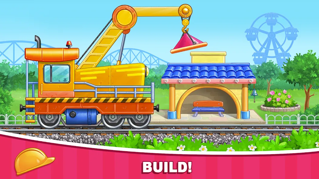 Car games Bulldozer for kids 5 [MOD: безлимитные монеты и всё открыто] Screenshot 4