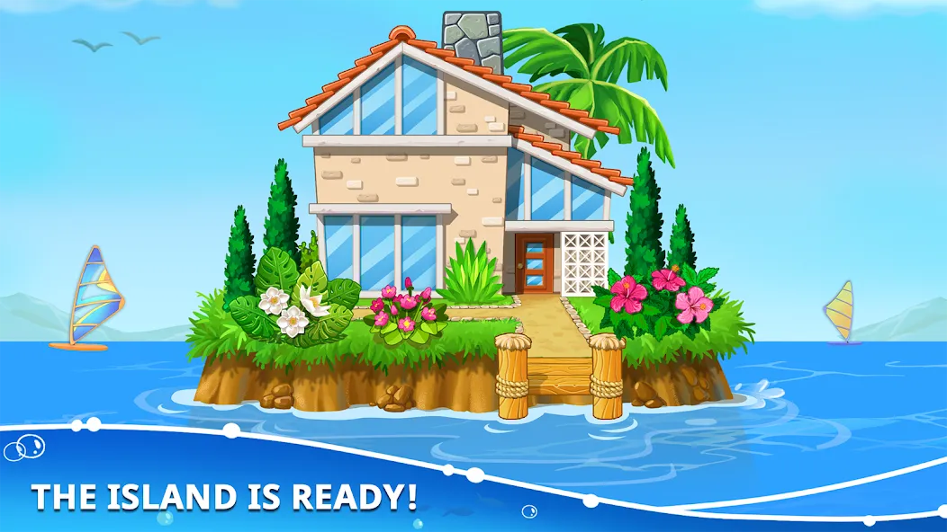 Island building! Build a house [MOD: безлимитные ресурсы и открыты острова] Screenshot 5