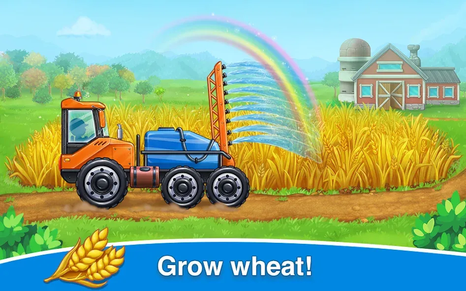 Farm land &amp; Harvest Kids Games [MOD: без рекламы и все уровни открыты] Screenshot 3