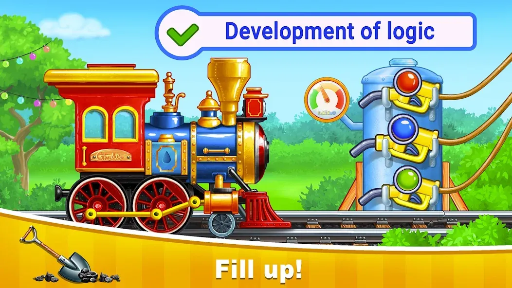 Train Games for Kids: station [MOD: все поезда и станции открыты] Screenshot 2