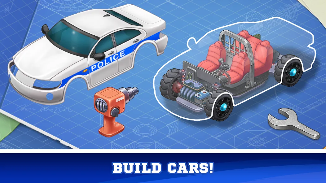 Kids Cars Games build a truck [MOD: безлимитные деньги и все машины открыты] Screenshot 2
