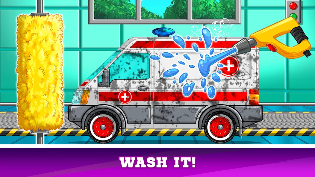 Kids Cars Games build a truck [MOD: безлимитные деньги и все машины открыты] Screenshot 3