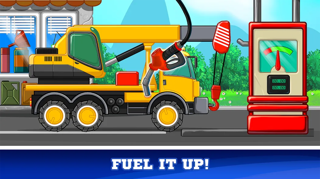 Kids Cars Games build a truck [MOD: безлимитные деньги и все машины открыты] Screenshot 4