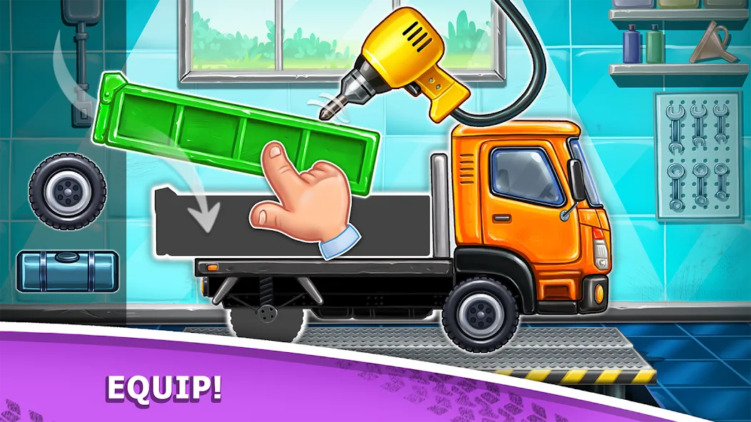 Truck games - build a house [MOD: безлимитные деньги и ресурсы] Screenshot 1