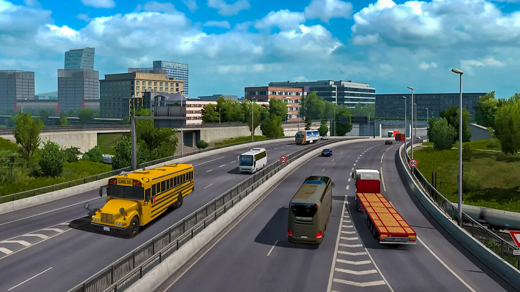 School Bus Transport Simulator [MOD: безлимитные деньги и все автобусы] Screenshot 4