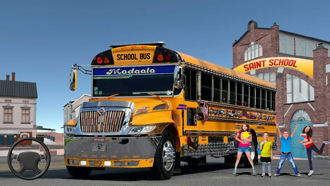 School Bus Transport Simulator [MOD: безлимитные деньги и все автобусы] Screenshot 5