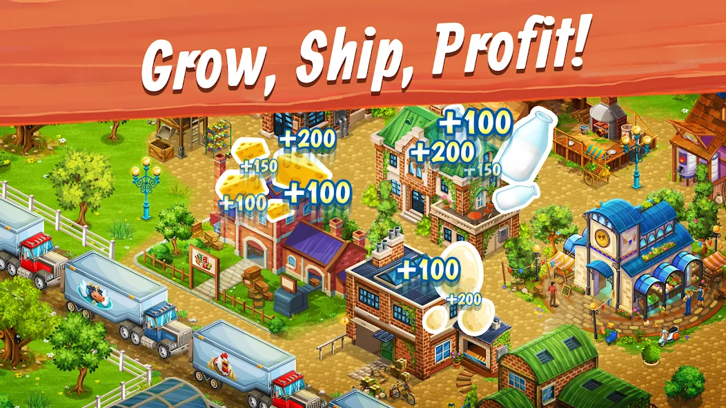 Big Farm: Mobile Harvest [MOD: безлимитные деньги и ресурсы] Screenshot 4