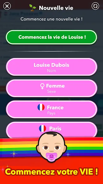 BitLife Français [MOD: безлимитные деньги и премиум функции] Screenshot 1