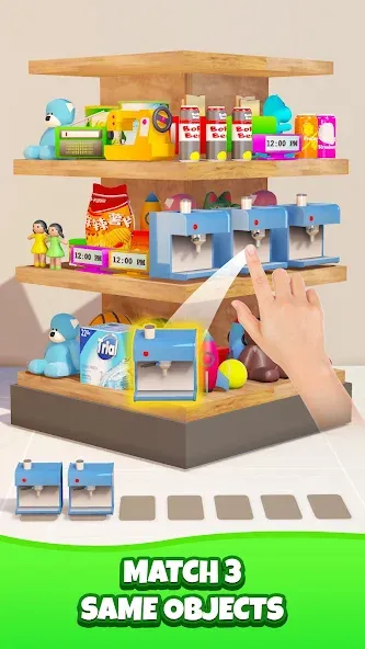 Match Triple Goods 3D [MOD: без рекламы и подсказок] Screenshot 3