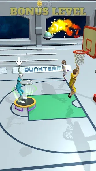Dunk Team [MOD: безлимитные деньги и усиленная команда] Screenshot 3