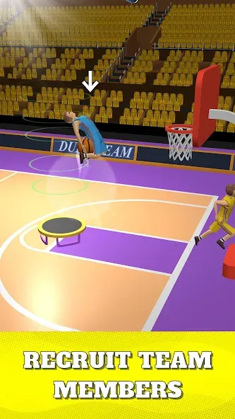 Dunk Team [MOD: безлимитные деньги и усиленная команда] Screenshot 4