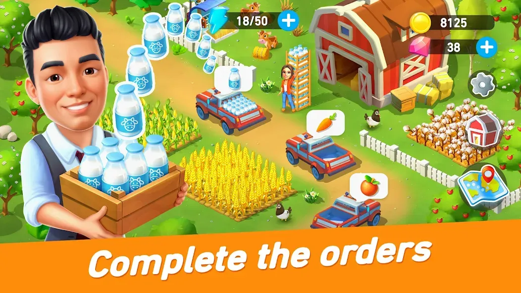 Goodville: Farm Game Adventure [MOD: безлимитные монеты и энергия] Screenshot 3