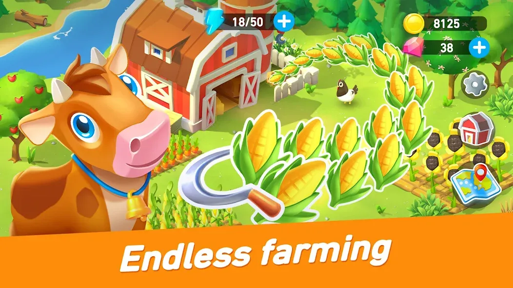 Goodville: Farm Game Adventure [MOD: безлимитные монеты и энергия] Screenshot 4