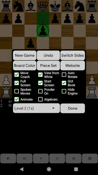 Chess for Android [MOD: открыты все фигуры и режимы] Screenshot 3