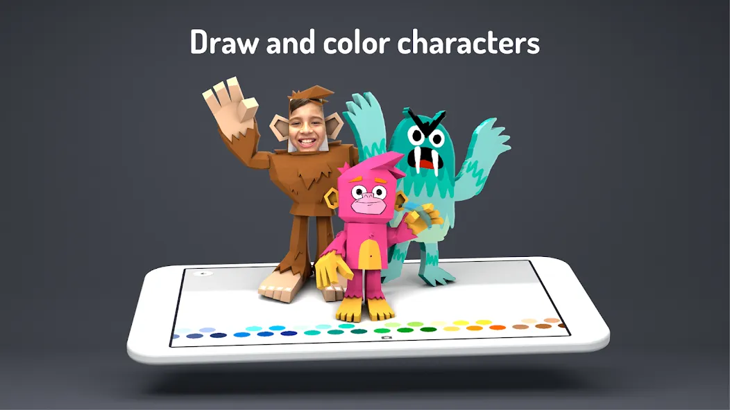 Toontastic 3D [MOD: все персонажи и сцены открыты] Screenshot 4