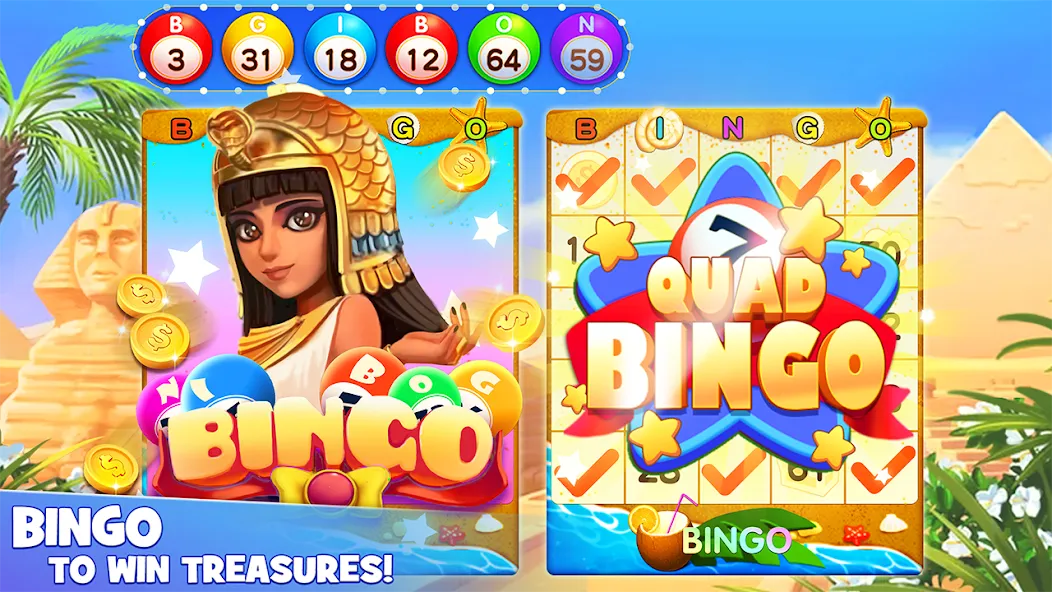 Bingo Lucky: Play Bingo Games [MOD: безлимитные монеты и бонусы] Screenshot 5