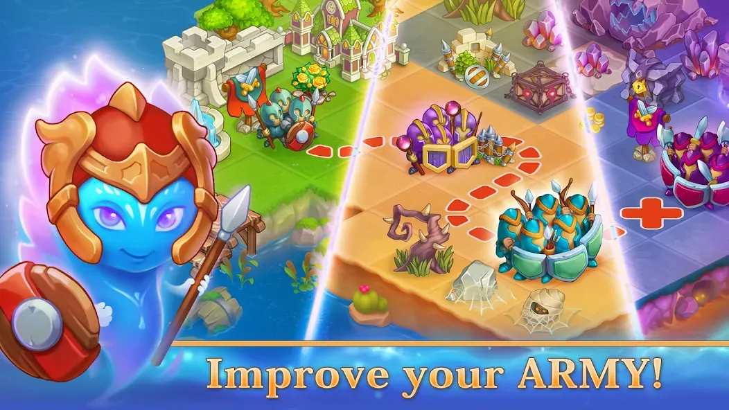 Army Merger: Merge Puzzle Game [MOD: безлимитные деньги и ресурсы] Screenshot 1
