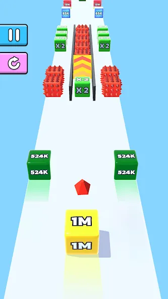 Jelly Run 2048 [MOD: безлимитные монеты и все уровни] Screenshot 3