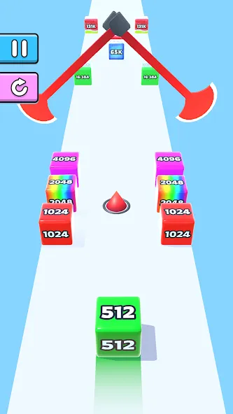 Jelly Run 2048 [MOD: безлимитные монеты и все уровни] Screenshot 5