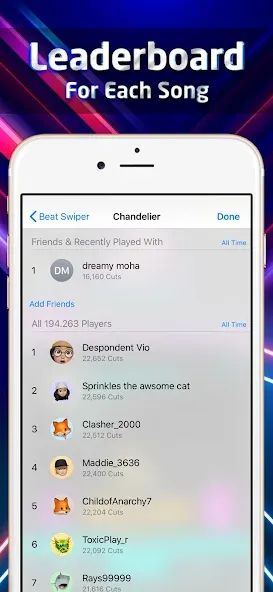 Beat Swiper [MOD: без рекламы и все песни открыты] Screenshot 5