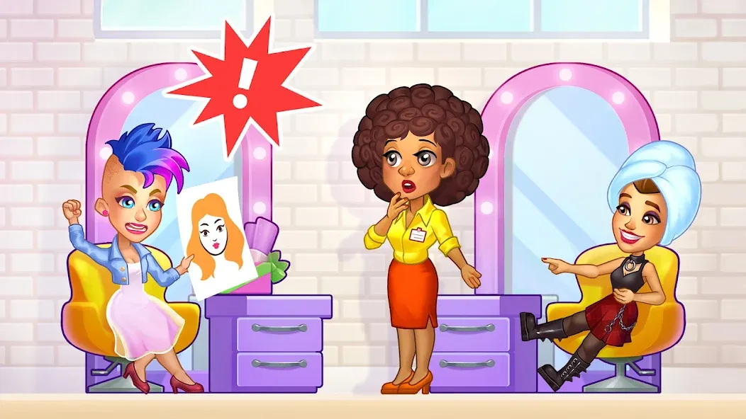 Makeover Salon: Beauty Mania [MOD: безлимитные деньги и все предметы] Screenshot 3