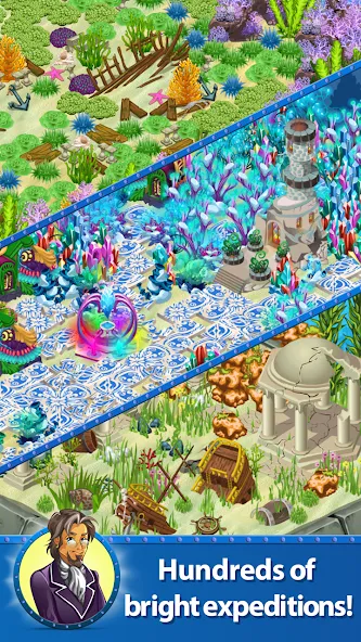Treasure Diving [MOD: безлимитные сокровища и кислород] Screenshot 2