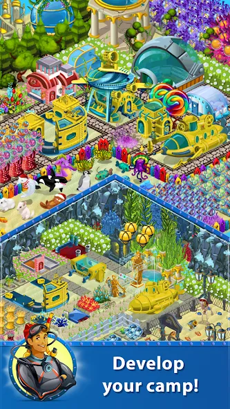 Treasure Diving [MOD: безлимитные сокровища и кислород] Screenshot 5