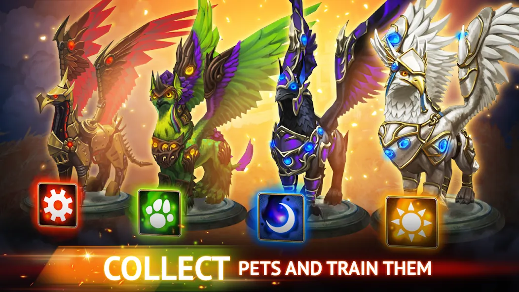 Guild of Heroes: Adventure RPG [MOD: безлимитные ресурсы и мощное снаряжение] Screenshot 5
