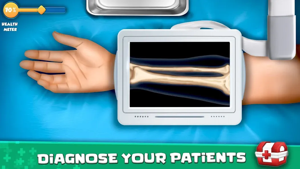 Hospital Surgeon: Doctor Game [MOD: безлимитные деньги и все операции открыты] Screenshot 2