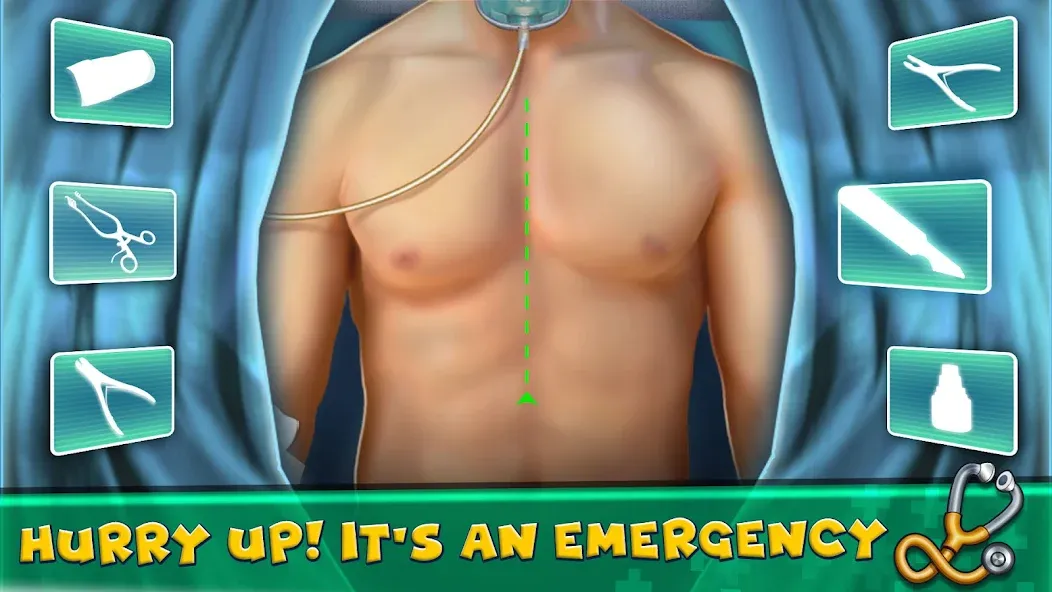 Hospital Surgeon: Doctor Game [MOD: безлимитные деньги и все операции открыты] Screenshot 3