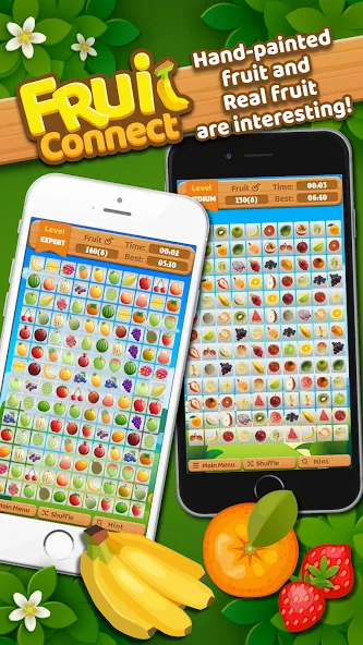 Fruit Connect [MOD: много жизней и подсказок] Screenshot 1