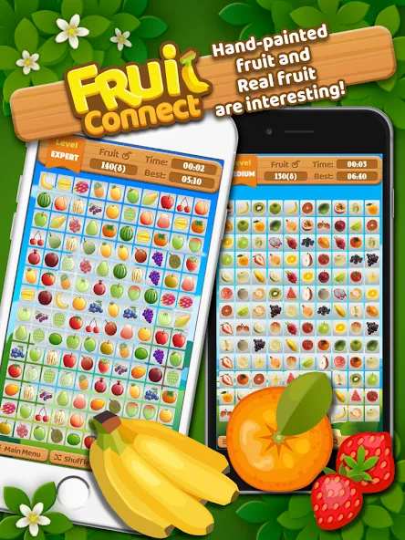 Fruit Connect [MOD: много жизней и подсказок] Screenshot 5